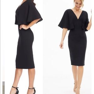 NWT Dress the Population Black Luisa Size L